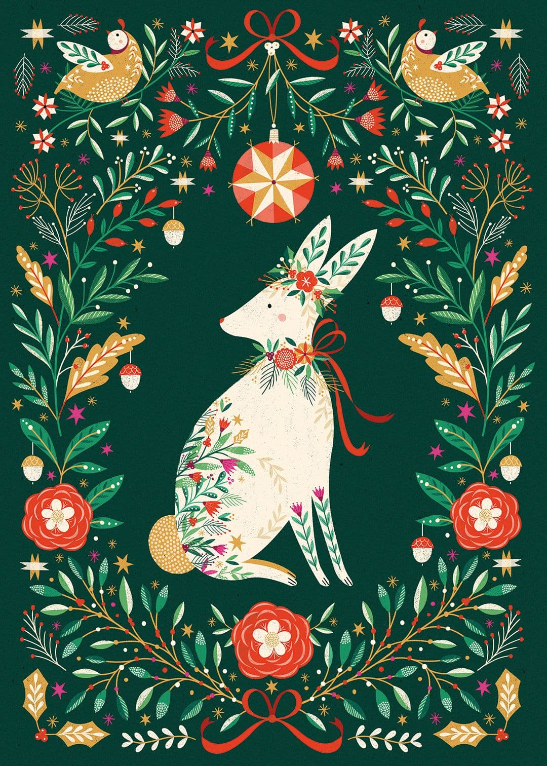 Illustration of brk0300 enchanted forest hare web