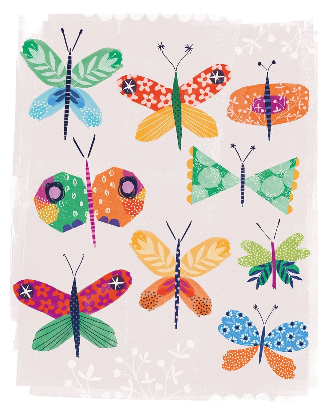 Illustration of brk1 butterflies 8x10 web