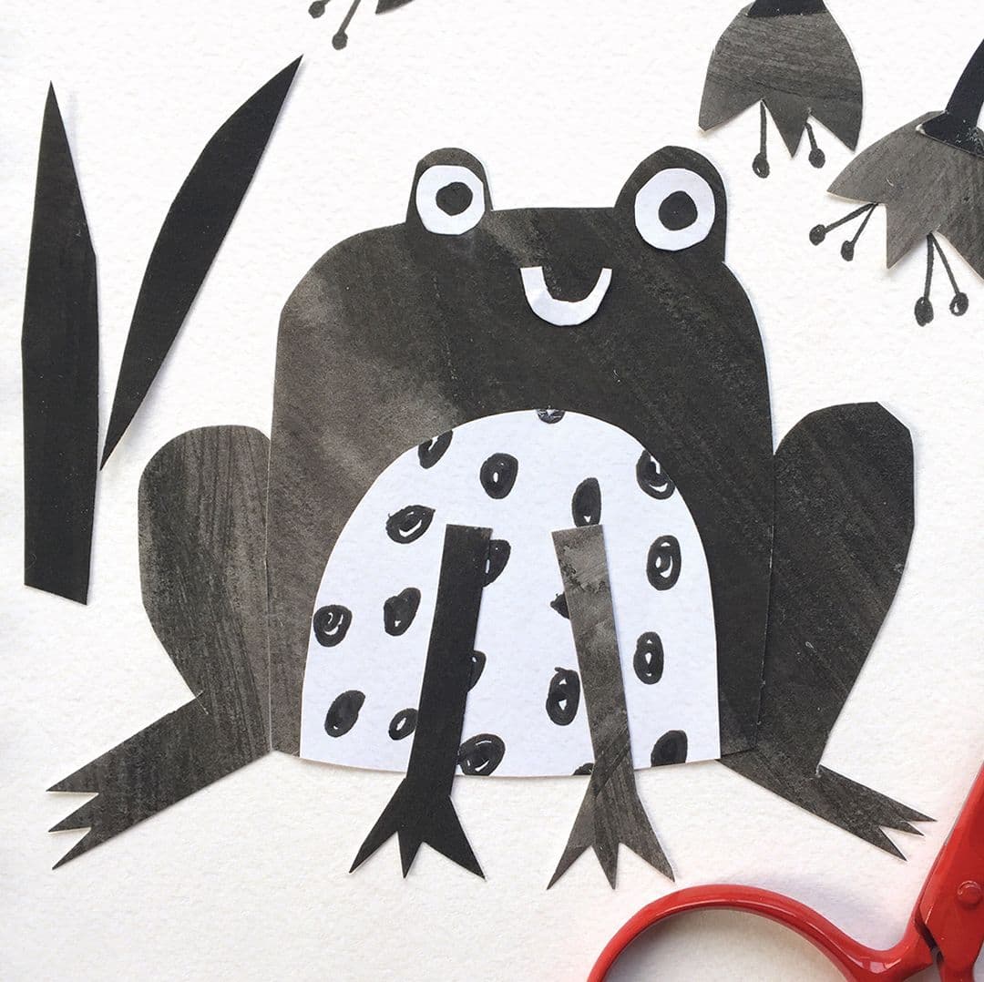 Illustration of brk frog